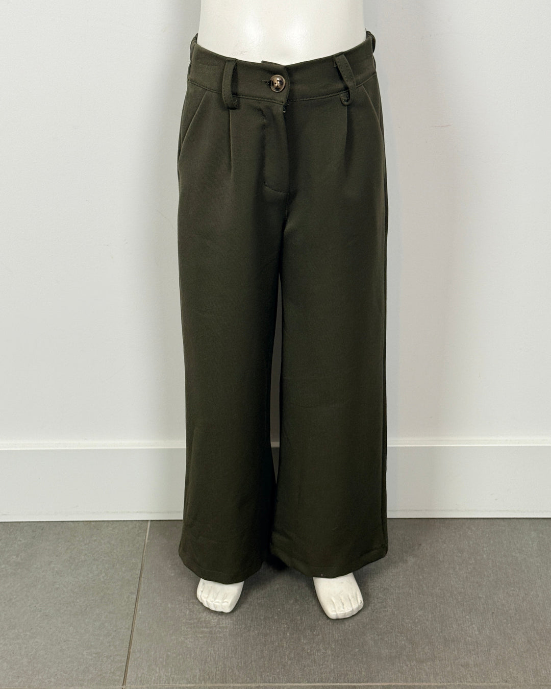 Linnen broek groen