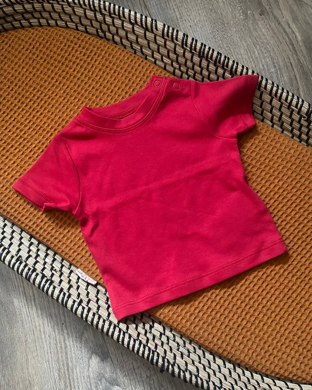 Kinder t-shirt rood