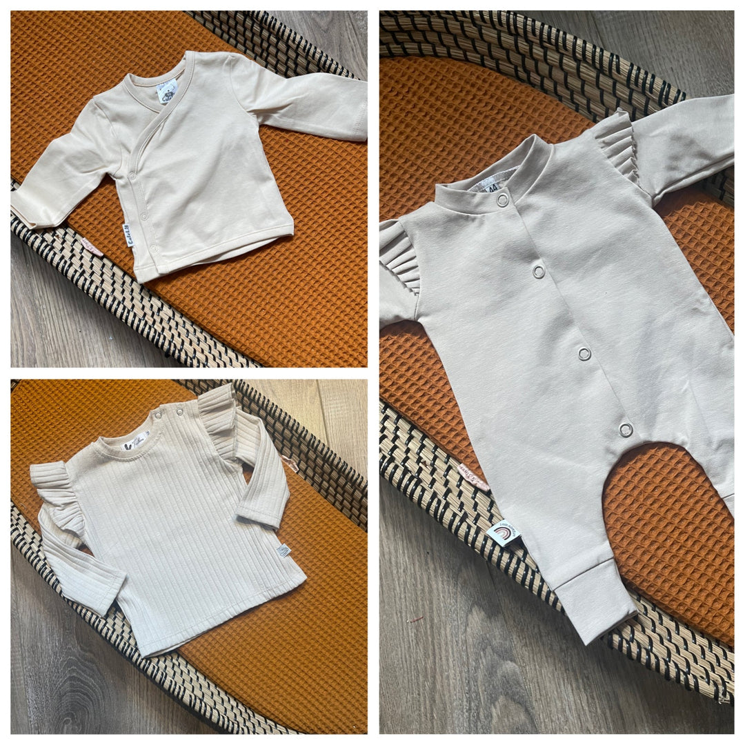 Beige papa's en mama's: waarom beige de trend is in kinderkleding