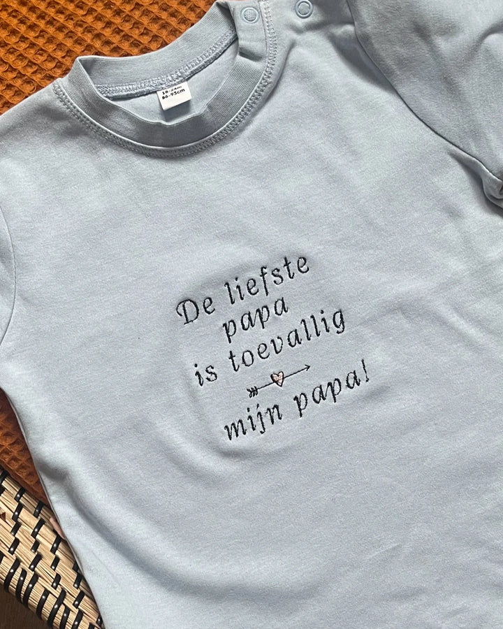 De liefste papa, mama, opa, oma, oom of tante baby t-shirt