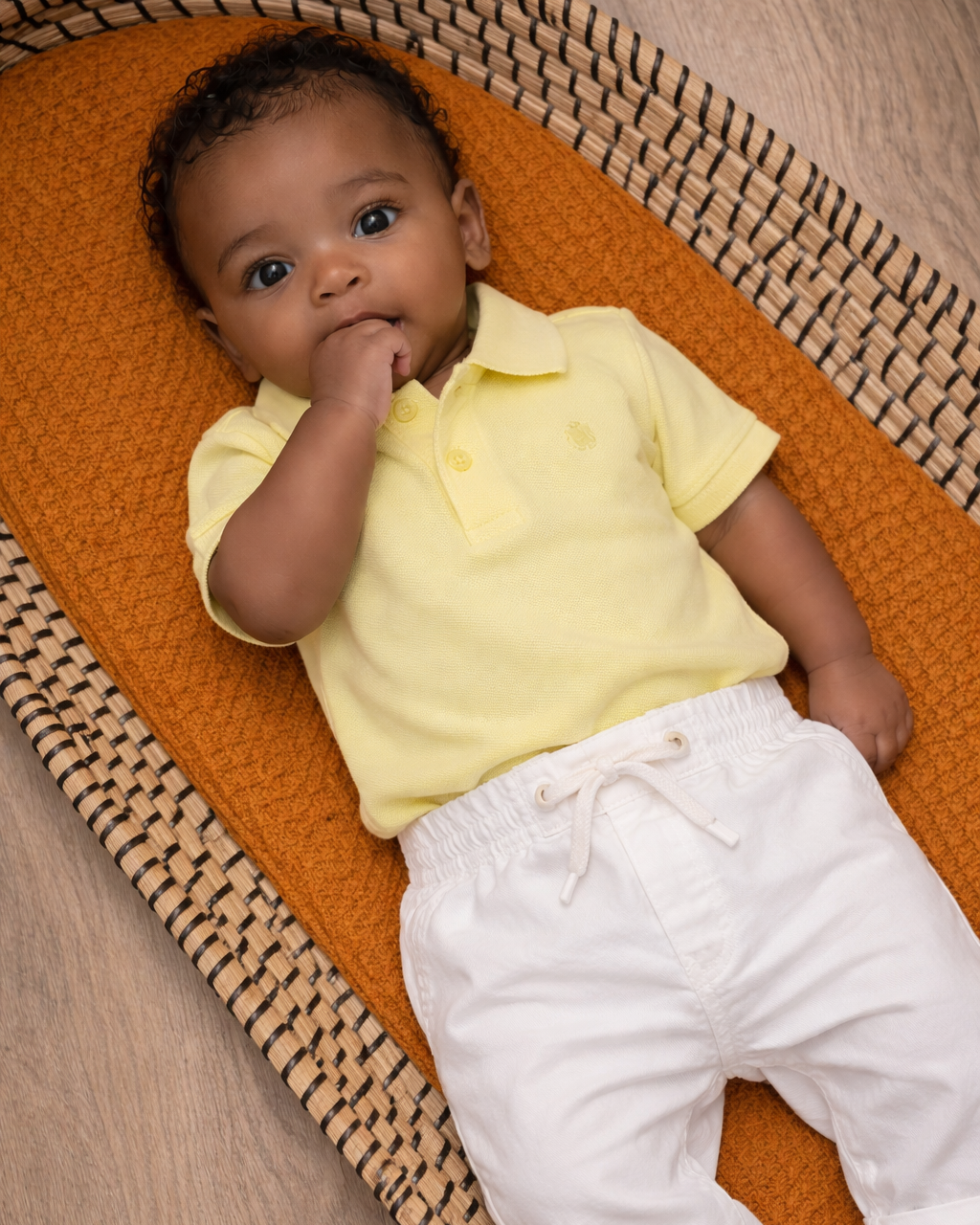 Gele polo t-shirt