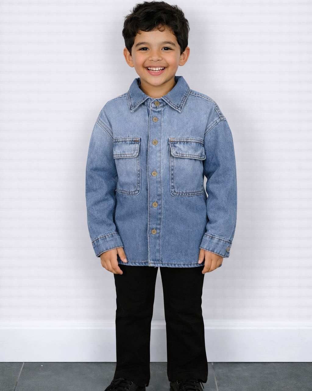 Denim blouse