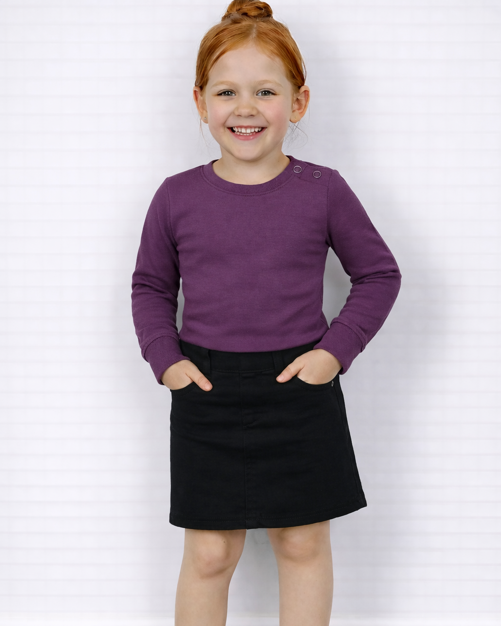 Longsleeve aubergine