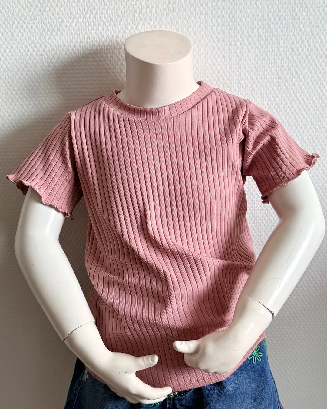 Detail foto rib roze