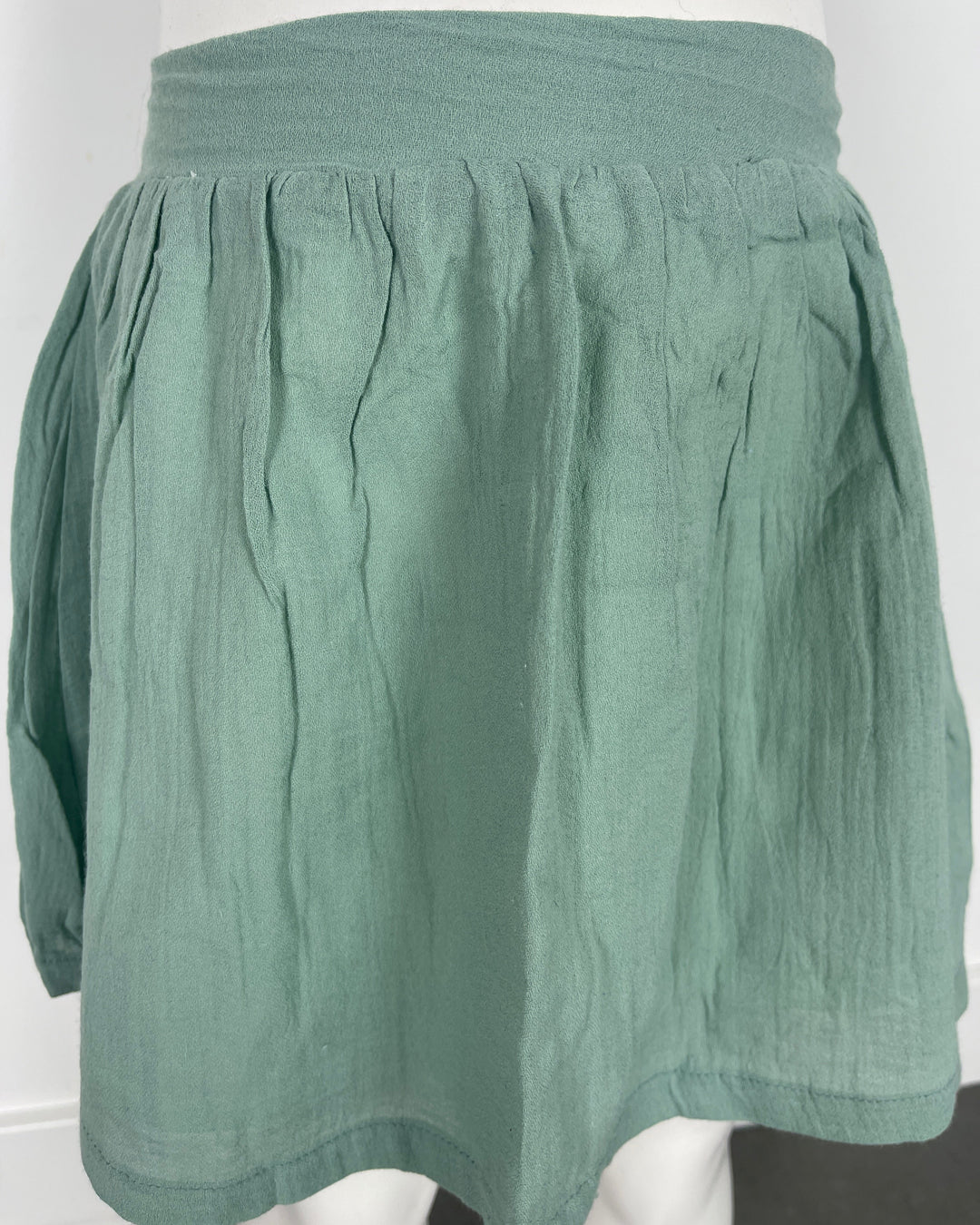 Linnen rok 2 groen