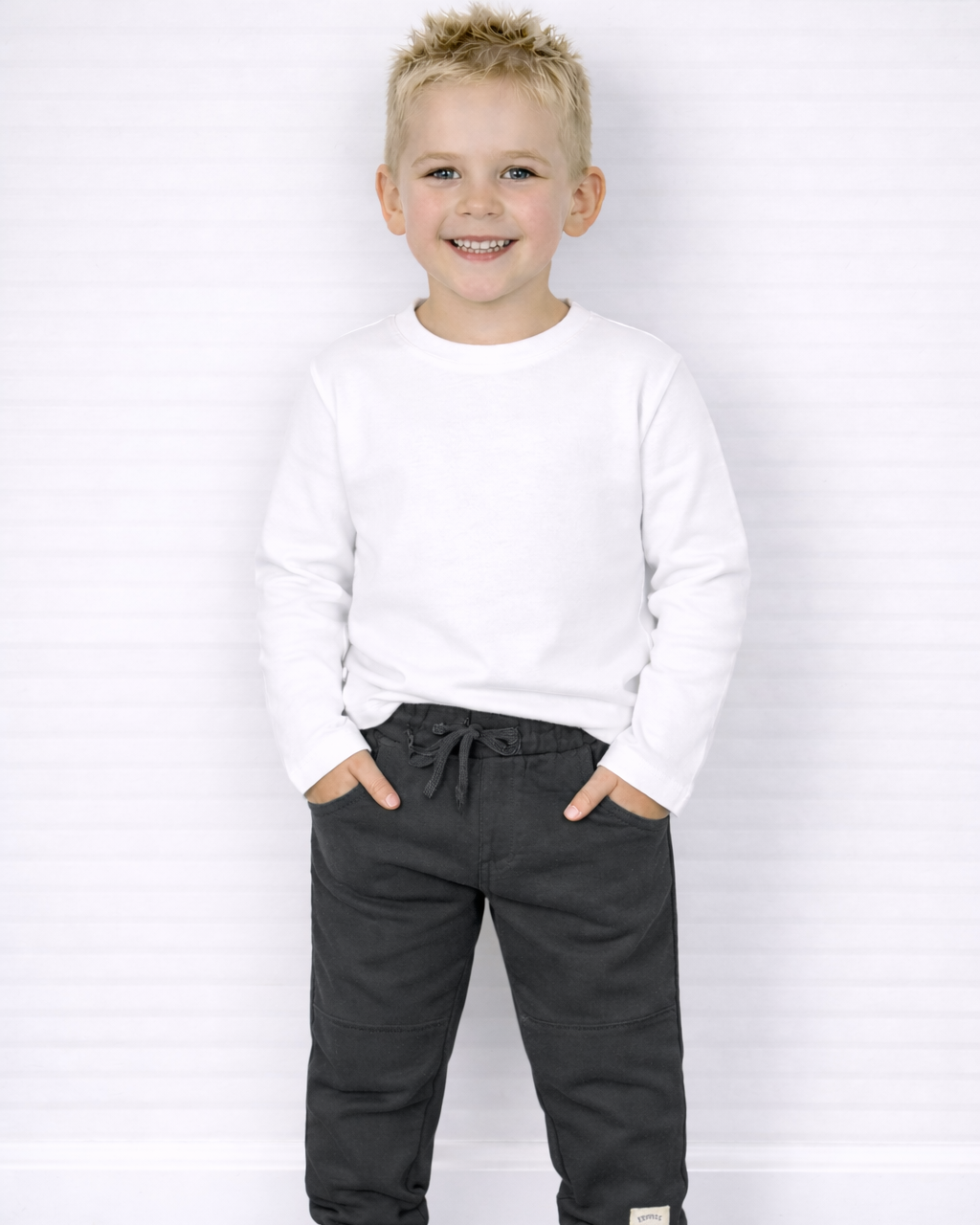 zwarte biker broek