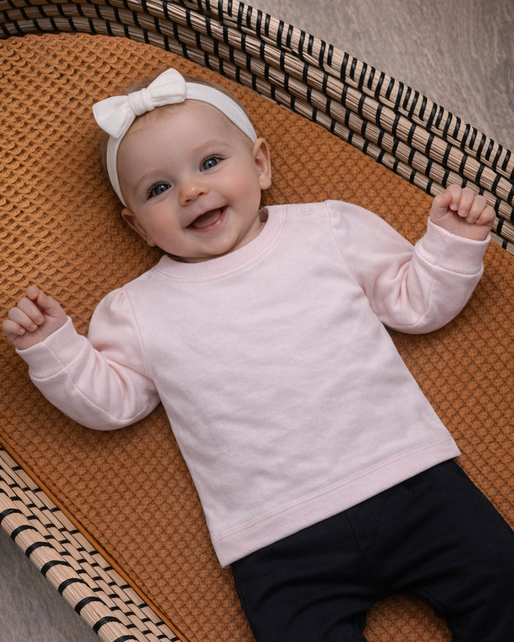 Baby longsleeve roze