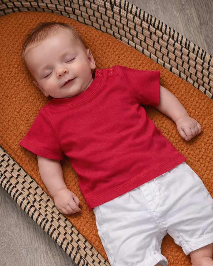 Rood t-shirt baby