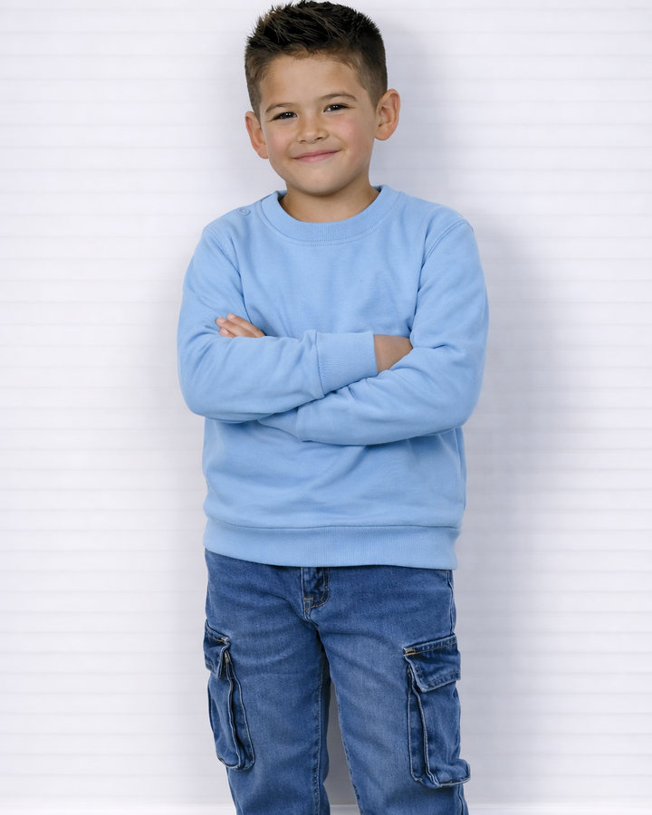 Blauwe sweater