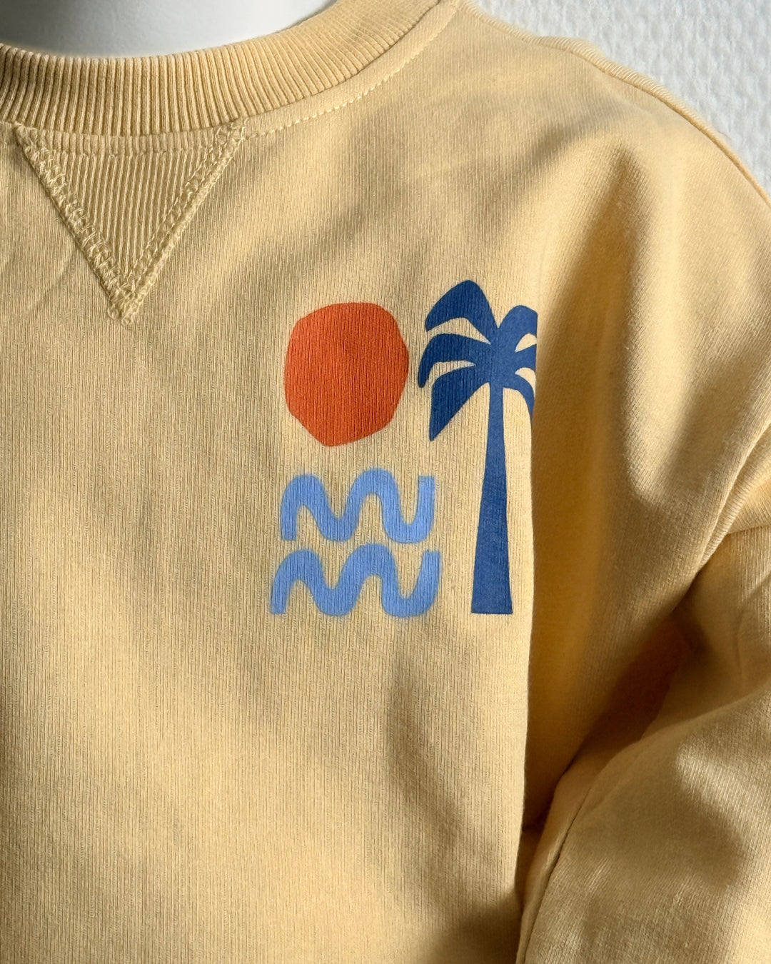 Detail sweater voorkant