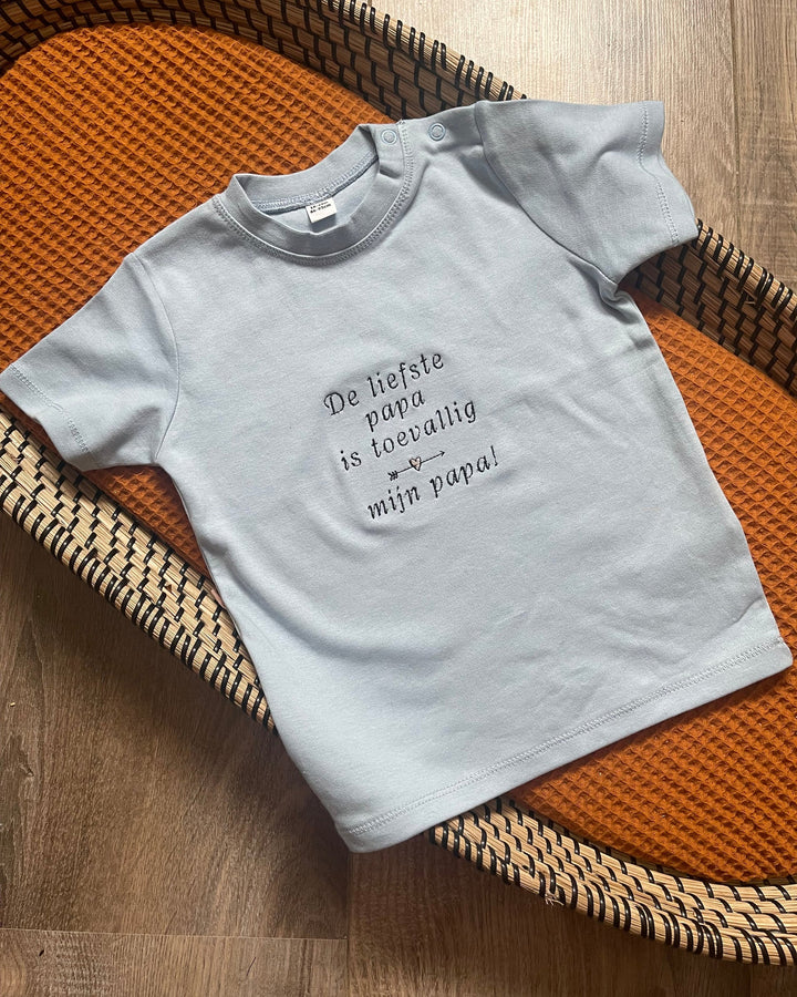 De liefste papa, mama, opa, oma, oom of tante baby t-shirt