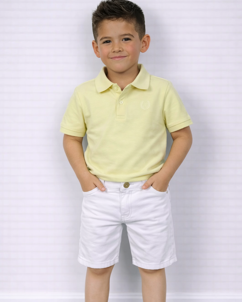 Gele polo t-shirt