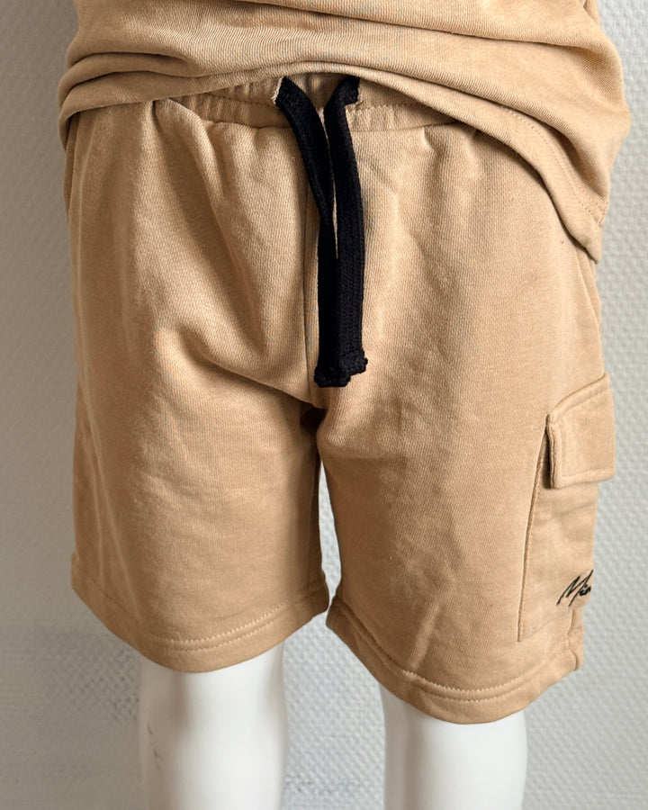 Korte broek detail beige