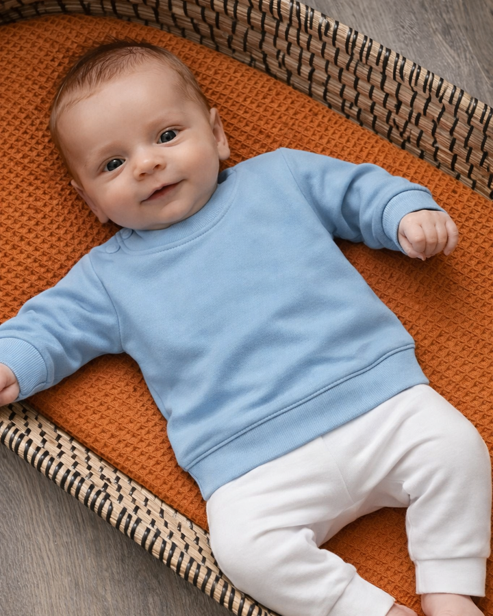 Blauwe sweater
