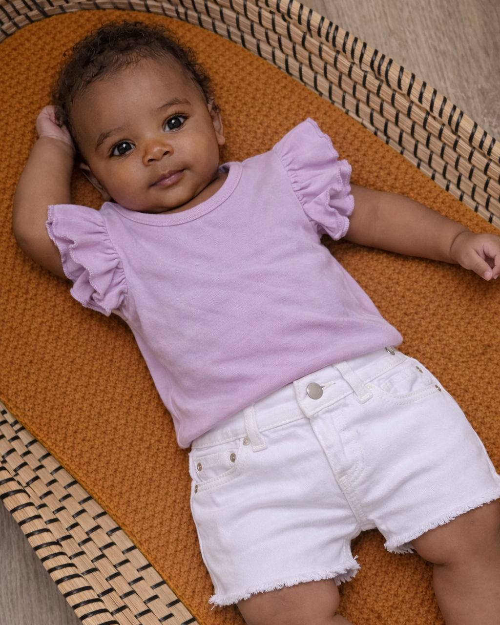 Paar ruffle shirt baby