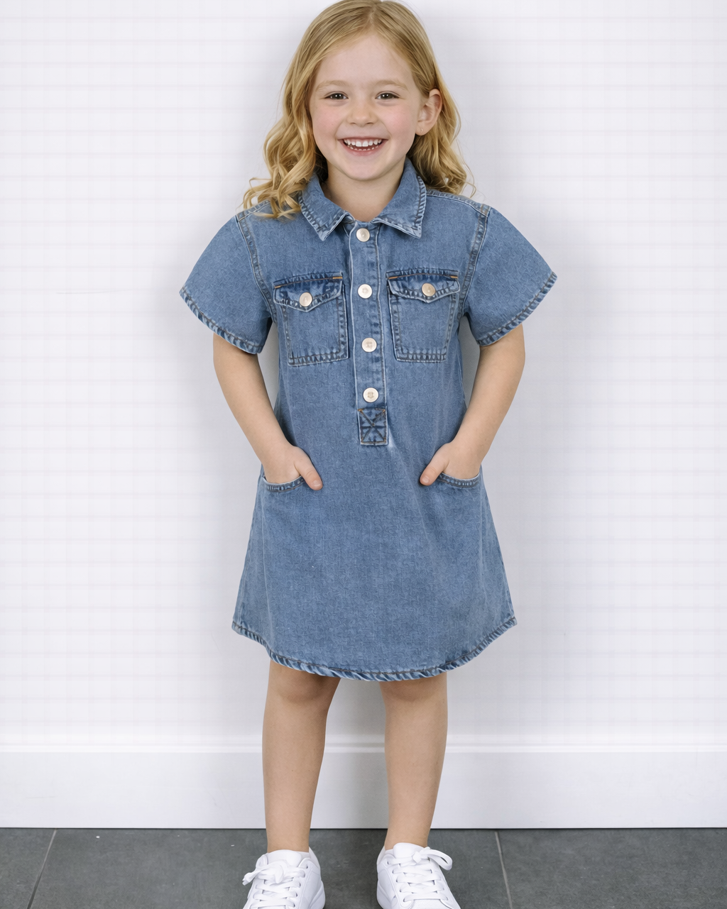 Denim jurk