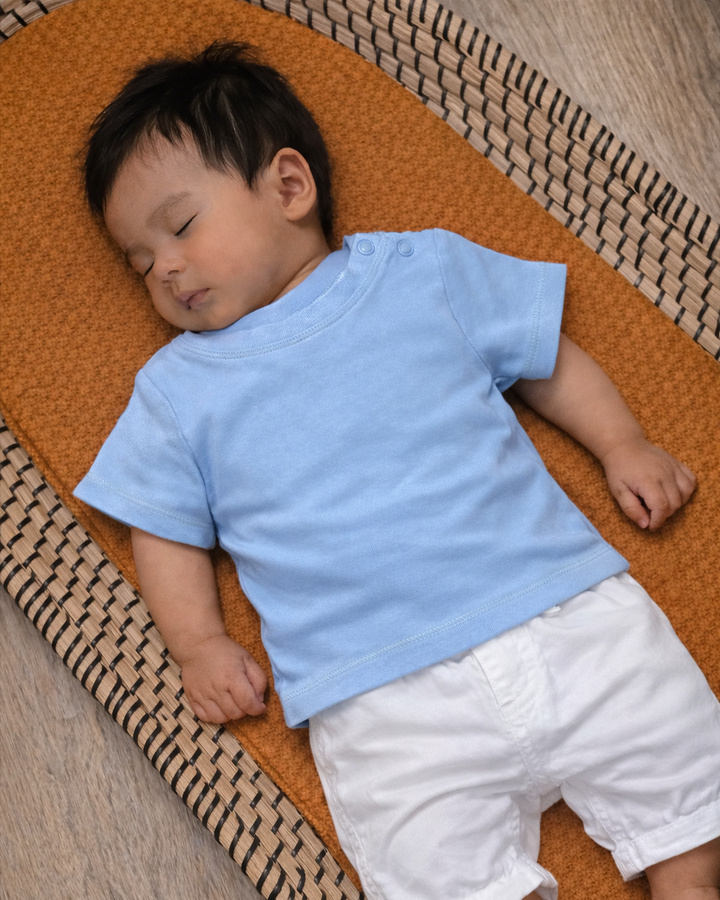 Blauw t-shirt baby