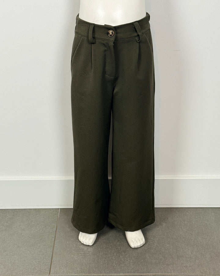 Linnen broek groen