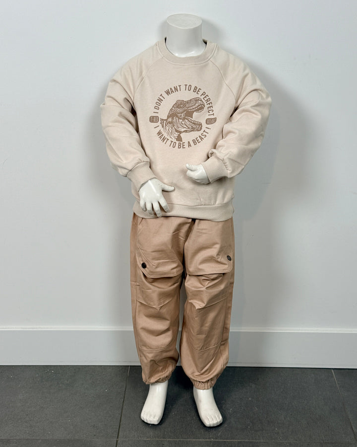 Setje dino beige