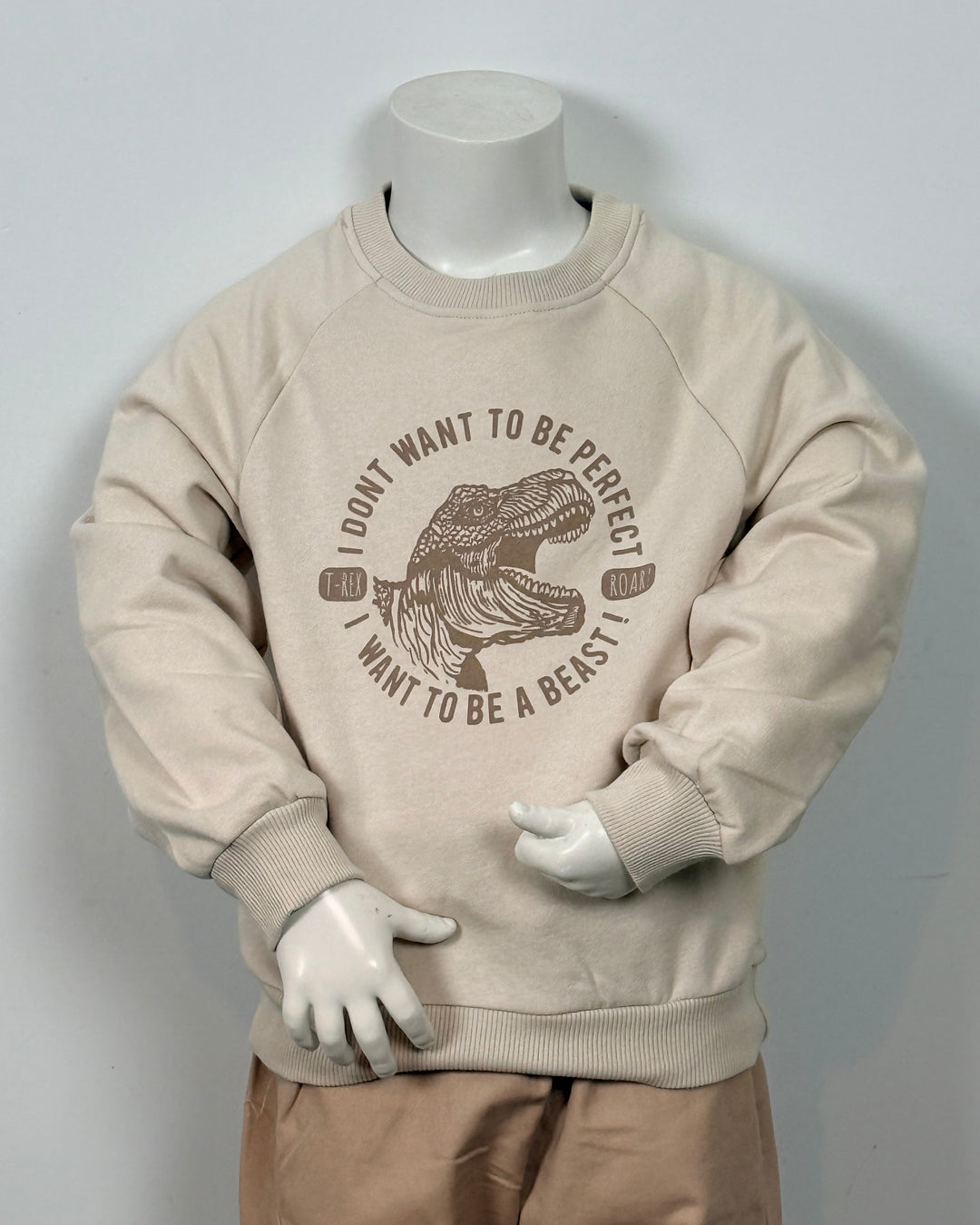 Dino trui beige 
