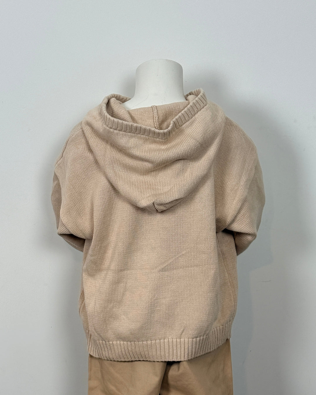 Hoodie beige trui 