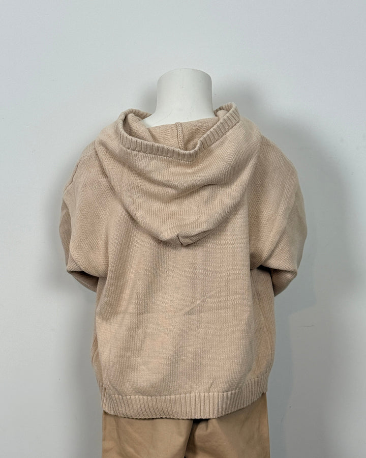 Hoodie beige trui 