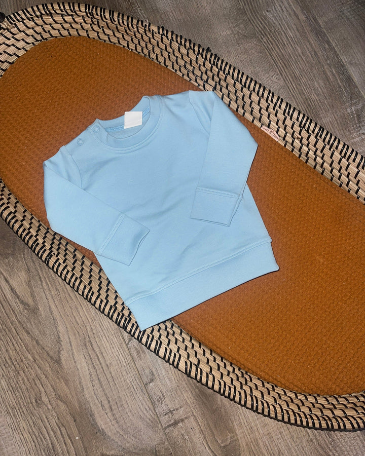 Baby sweater blauw