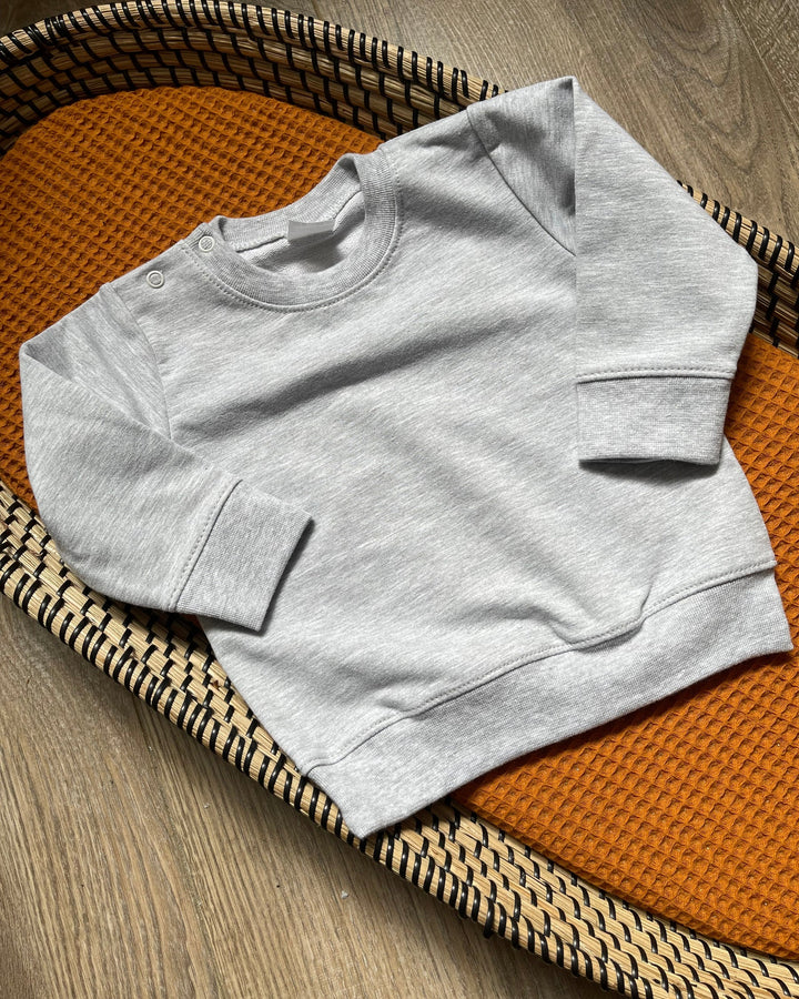 Baby sweater grijs