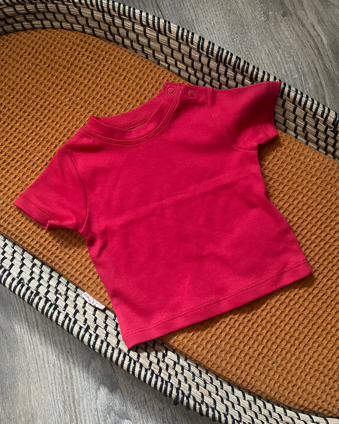 Baby t-shirt rood