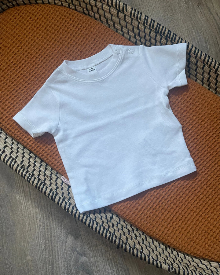 Baby t-shirt wit