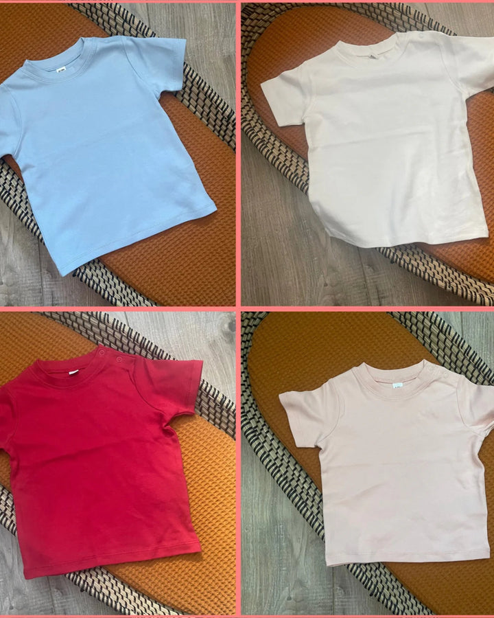 Gepersonaliseerde baby t-shirt met naam