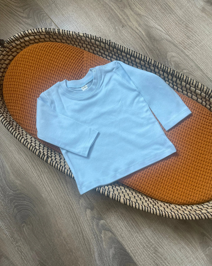 Baby longsleeve shirt blauw