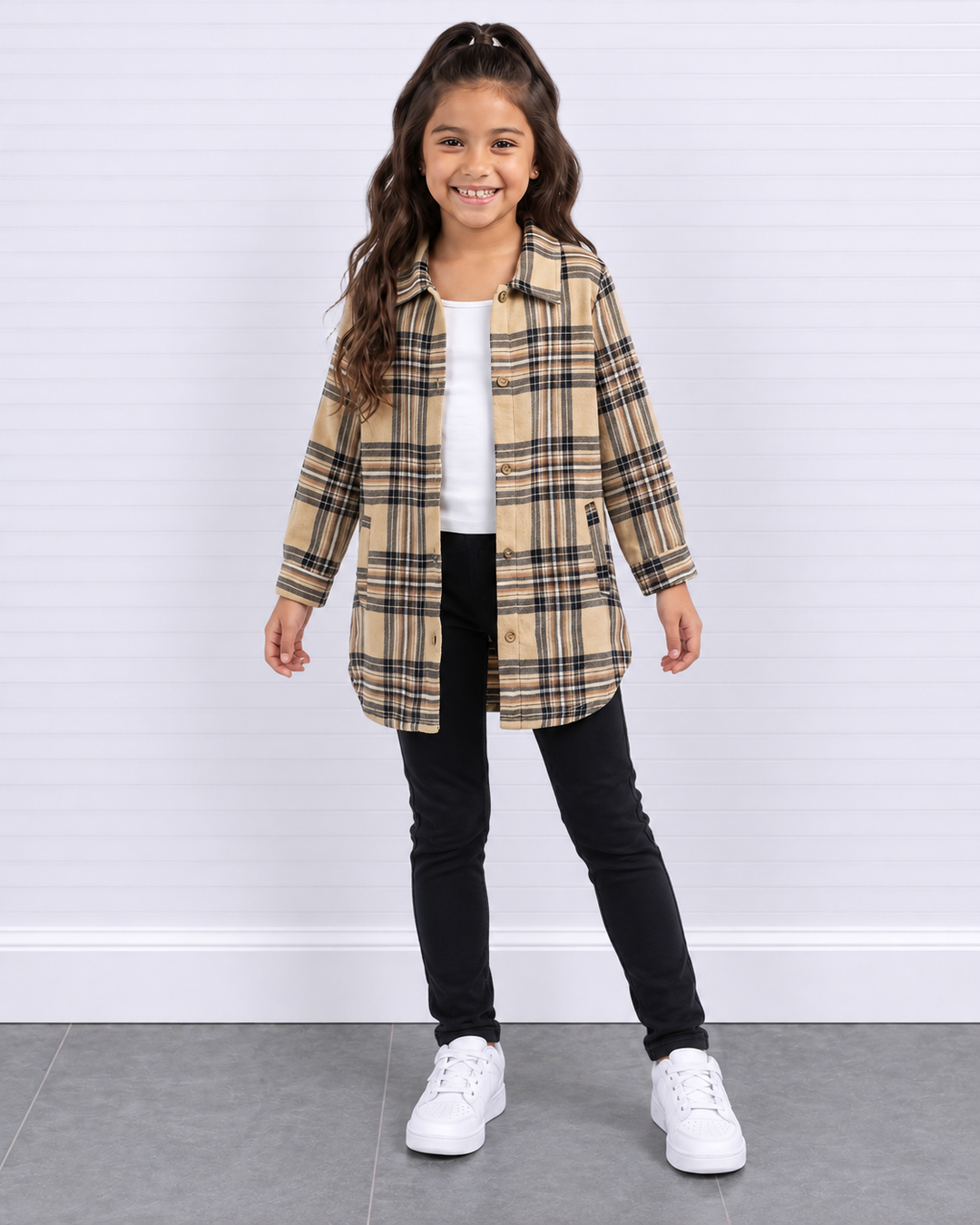 Flanellen blouse ruit